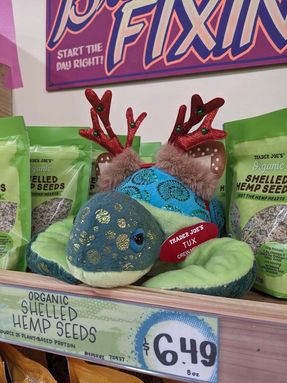 Tux the Turtle at Trader Joe's Harlem 125 (NYC)