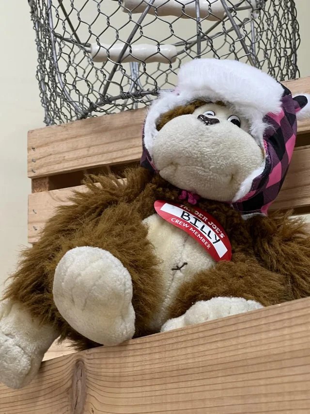Billy the Monkey at Trader Joe's San Diego — Carmel Mountain, CA