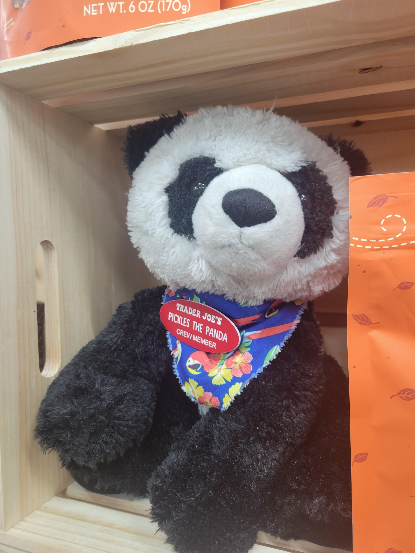 Pickles the Panda at Trader Joe's San Diego — Hillcrest, CA