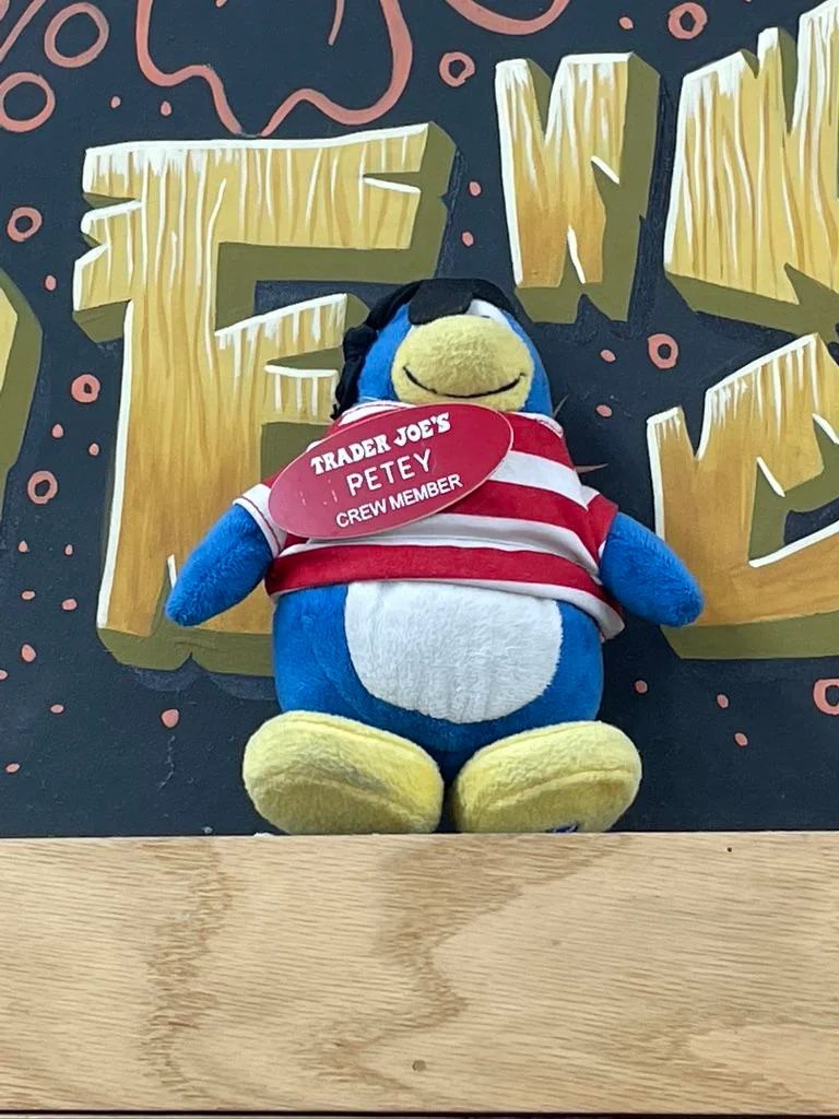 Petey the Penguin at Trader Joe's Torrance — Del Amo, CA