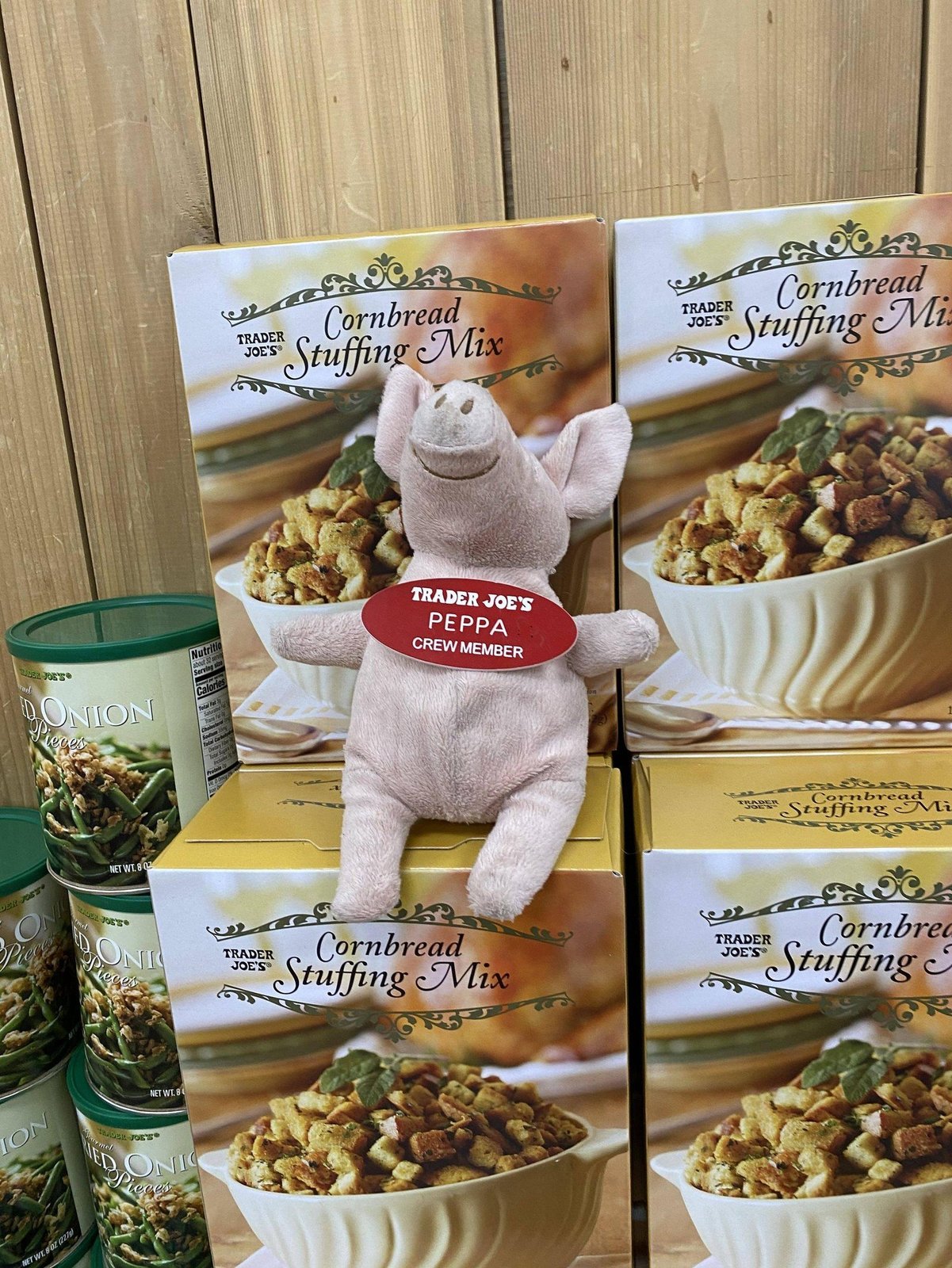 Peppa the Pig at Trader Joe's Arlington, VA