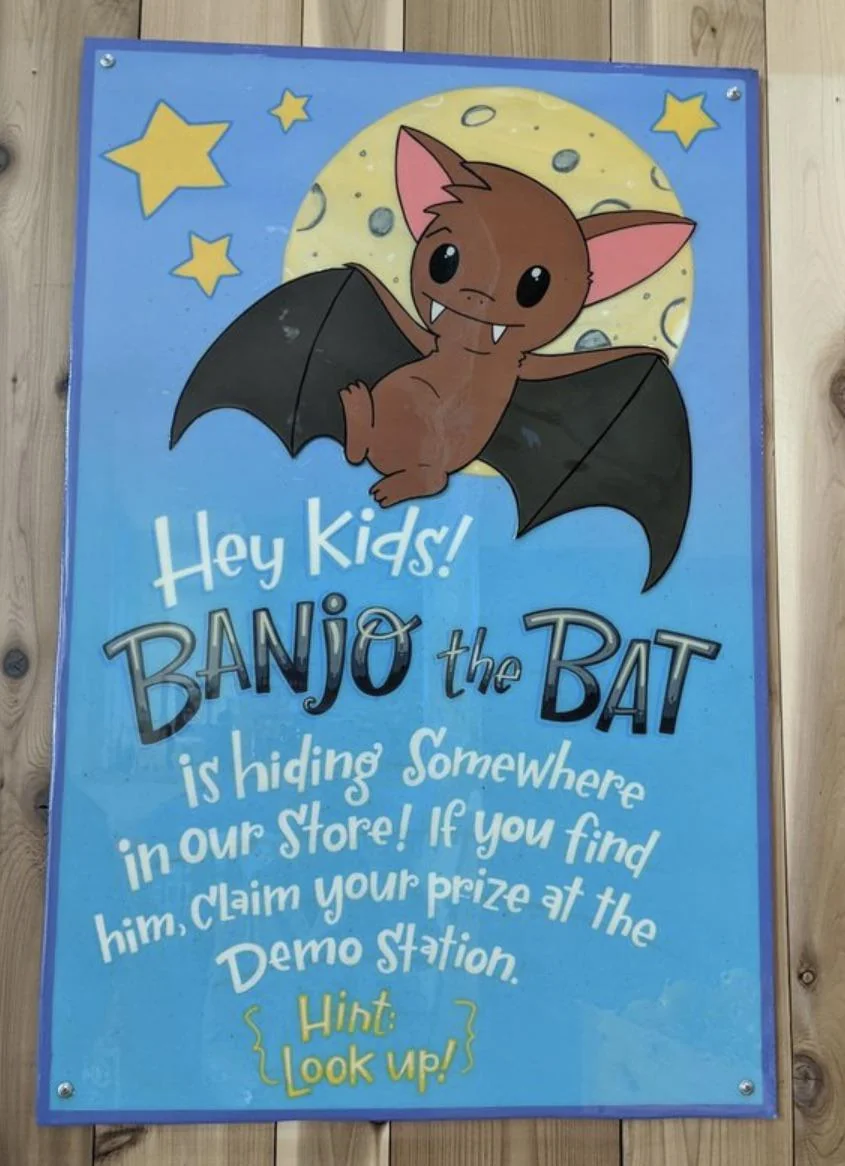 Banjo the Bat at Trader Joe's Austin — Downtown, TX