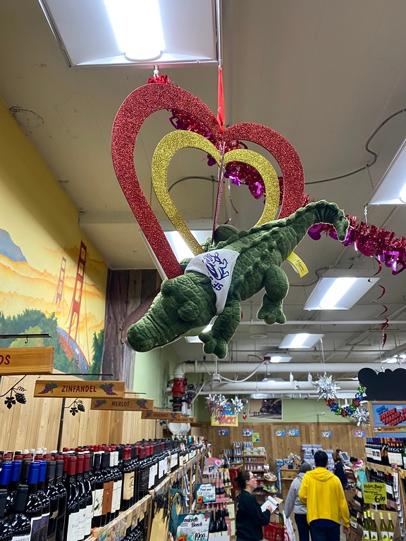 Trader Gator the Alligator at Trader Joe's San Francisco — Stonestown, CA