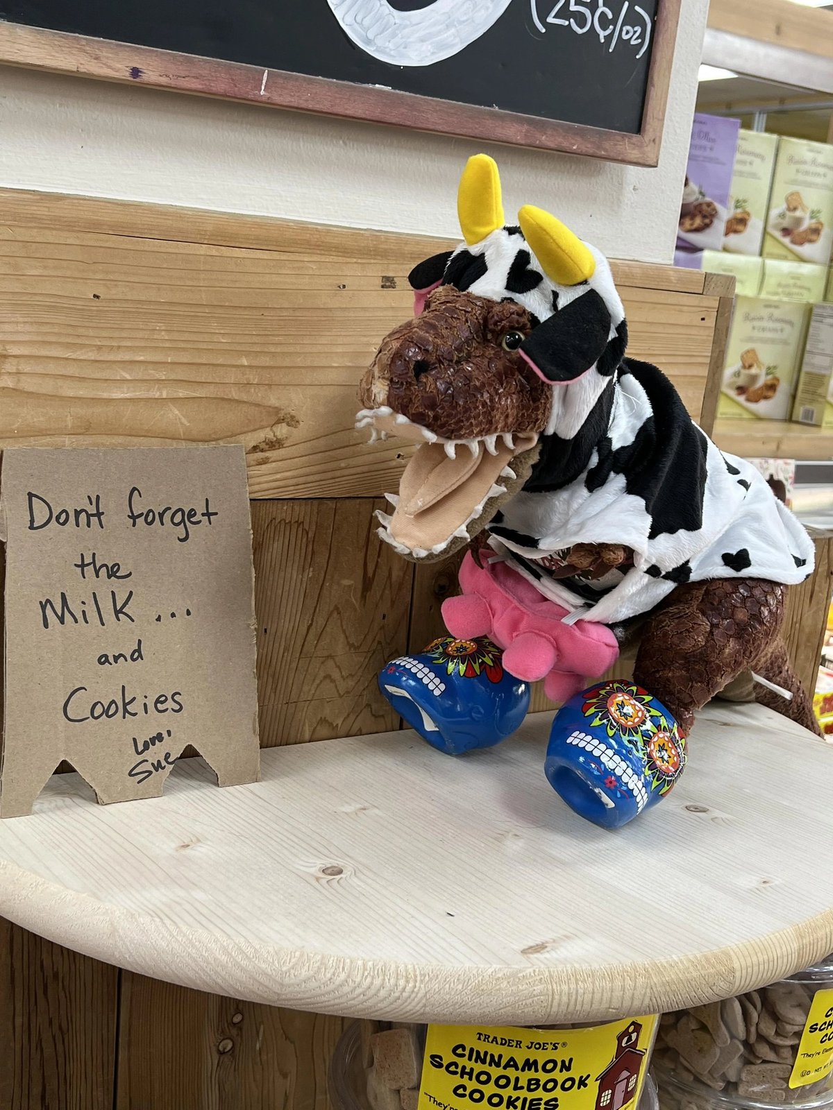 Sue the T-Rex at Trader Joe's Chicago — Hyde Park, IL