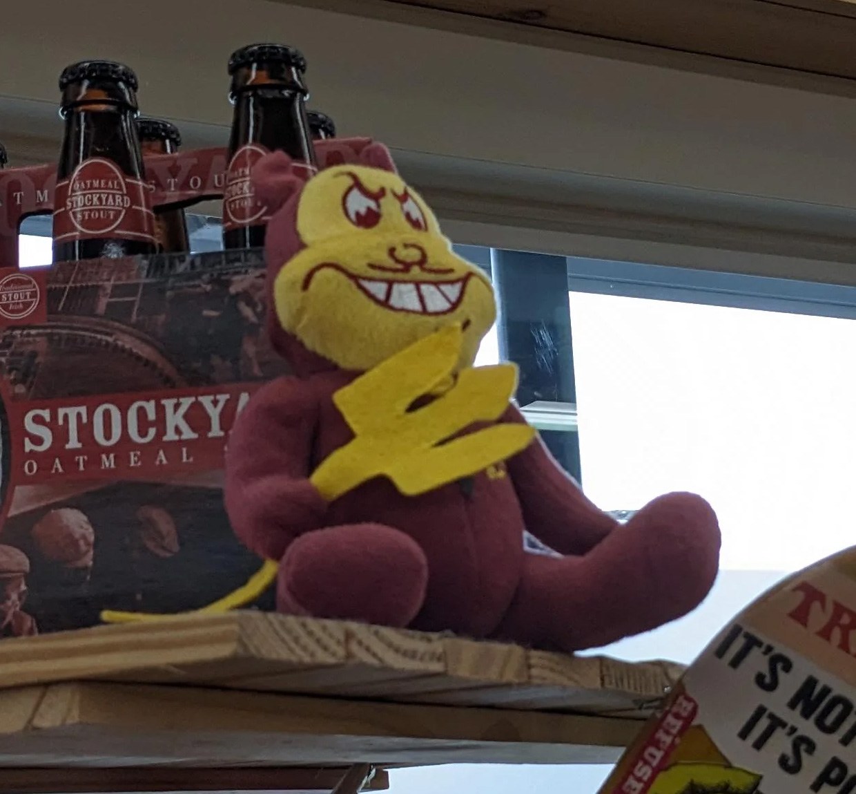 Sparky the Sun Devil at Trader Joe's Tempe — South Tempe, AZ