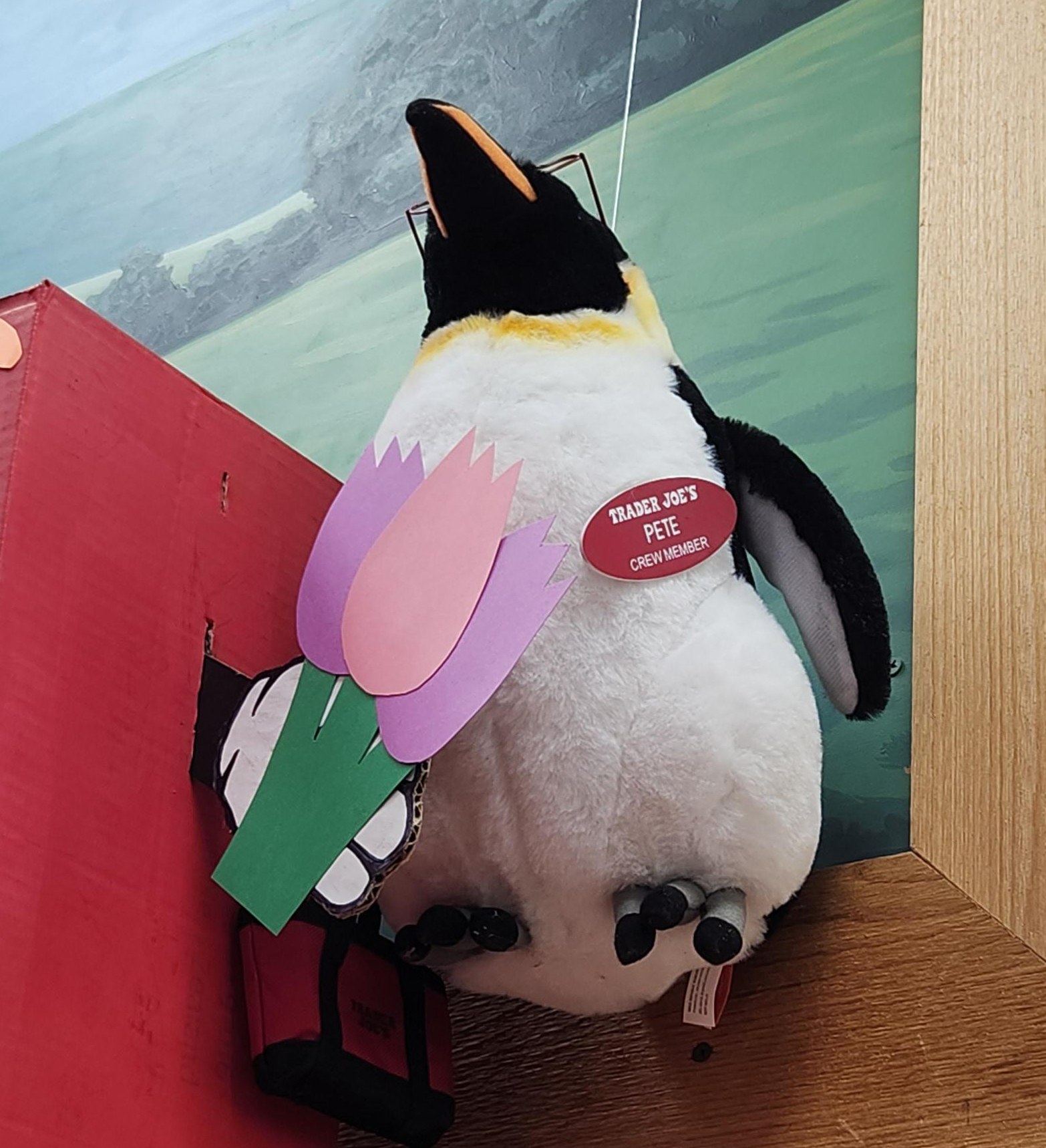Pete the Penguin at Trader Joe's Silver Spring, MD